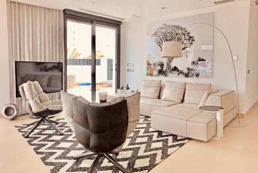 Luxurioeses Apartment In Benidorm Mit Pool Luaran gambar